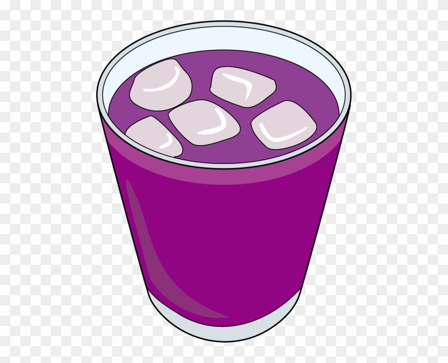 Grape Juice Clip Art - Grape Juice Cartoon - Png Download
