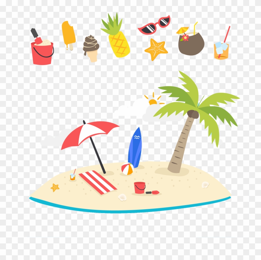 Summer Red Velvet Cartoon Clipart