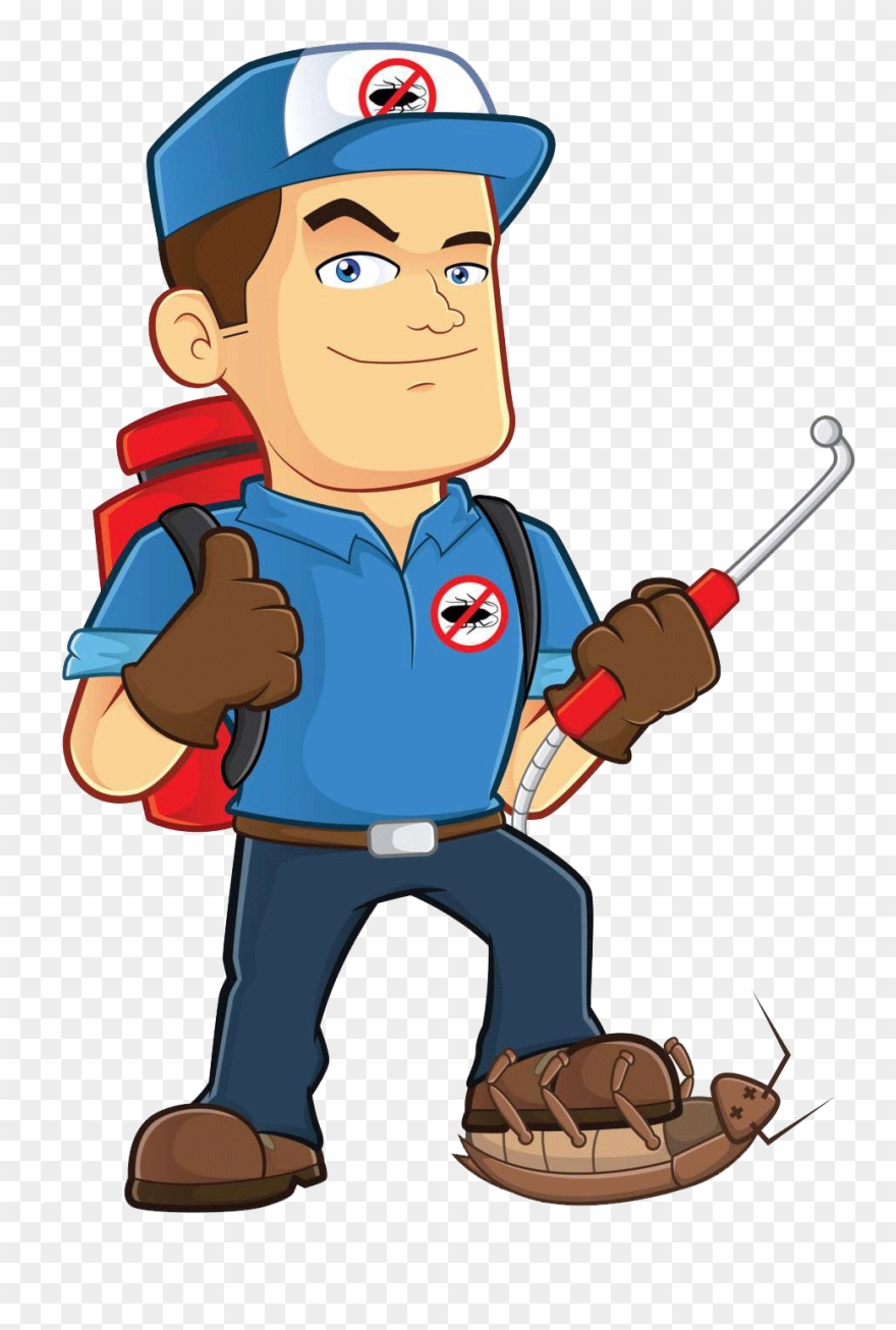 Pest Control Camp Camp - Bug Exterminator Clipart