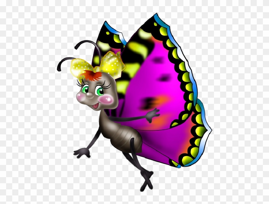 Cartoon - Funny Pictures Of Butterflies Clipart