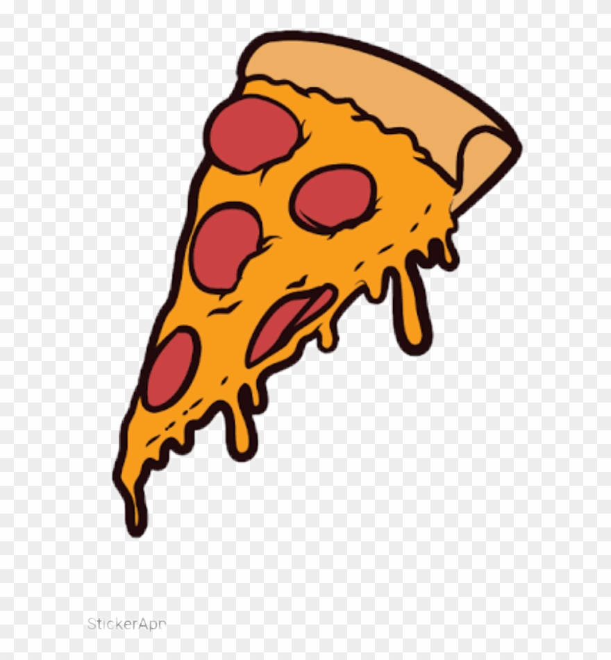 Tumblr Pizza - Pizza Stickers Clipart