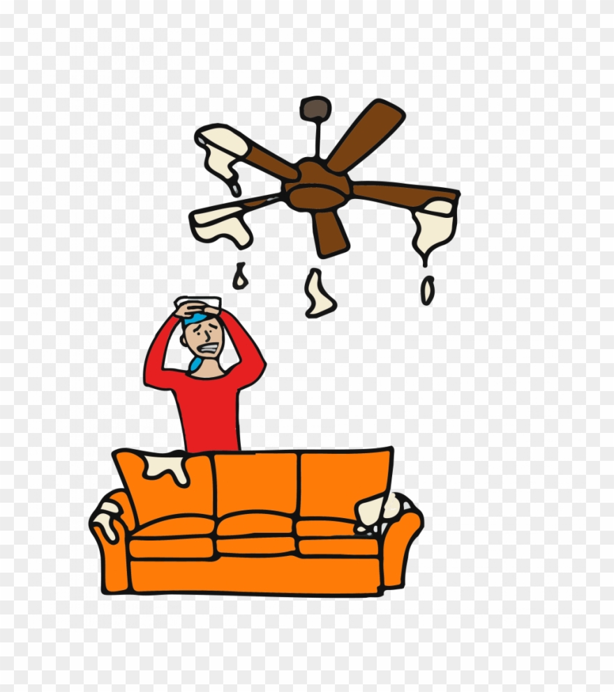 No Need To Risk Your Head Being Completely Covered - Studio Couch Clipart