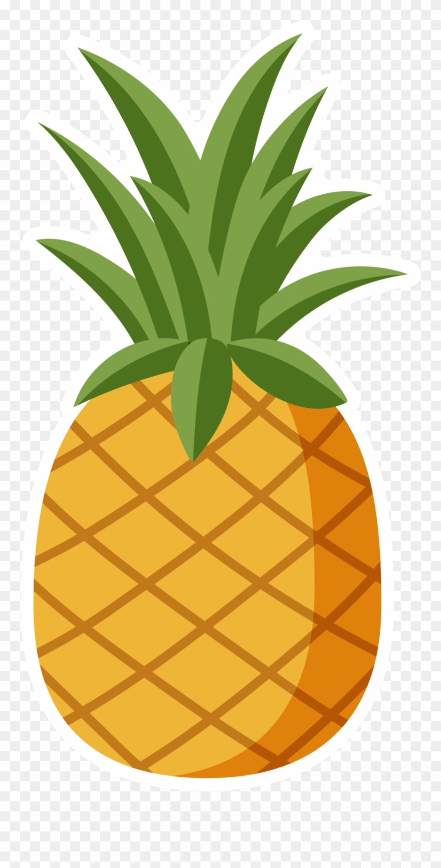 Hawaiian Pizza Clip Art Hand Painted Yellow - Eat Pinapple Pizza Meme - Png Download