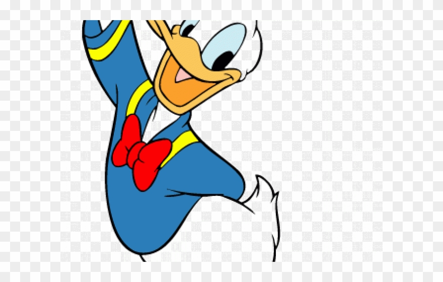 Donald Duck Clipart Disney Cartoon - Donald Duck Putting On Clothes - Png Download