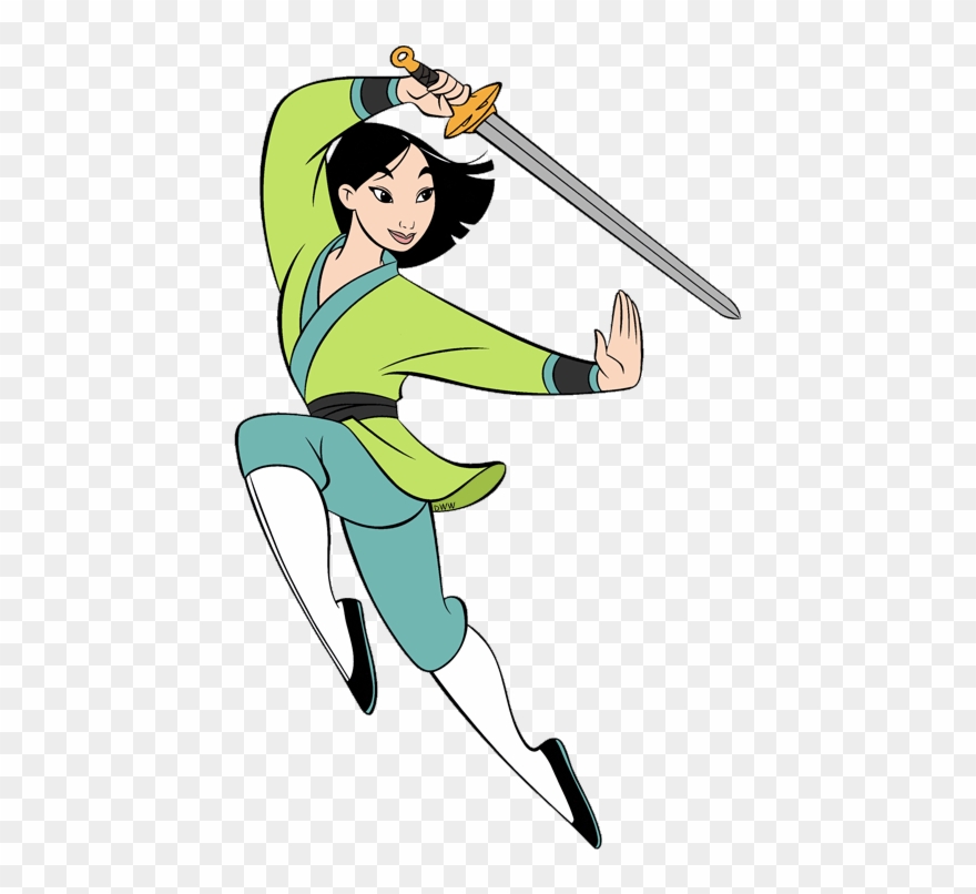 Clip Library Library Mulan Clip Art Disney Galore Training - Disney Princess Mulan Coloring Pages - Png Download