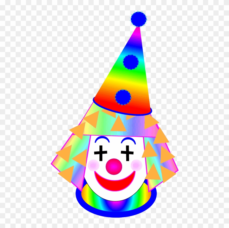 Clown Face In Clipart Clown Smiley Clip Art - Clip Art - Png Download