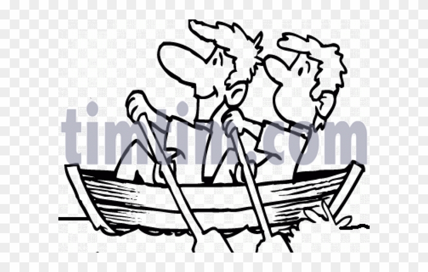 Drawn Yacht Rowing Boat - Row Row Row Your Boat Clipart