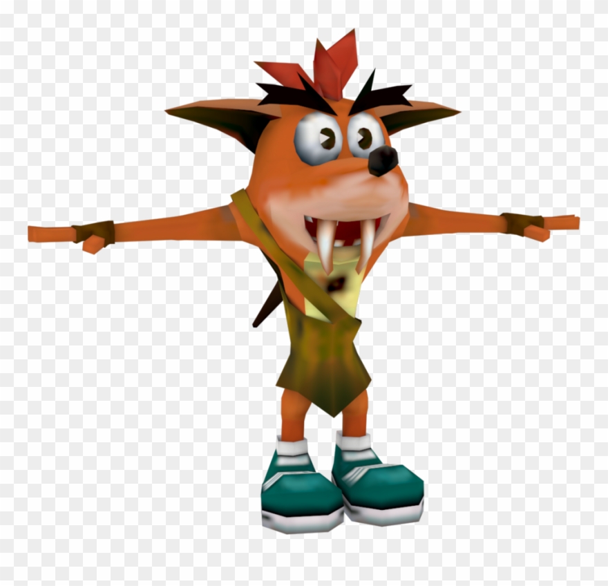 Crash Tag Team Racing Japanese Cave Crash Bandicoot - Crash Bandicoot Japan Model Clipart