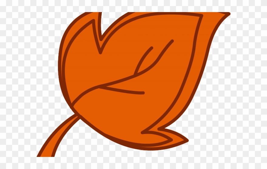 Maple Leaf Clipart Cartoon - Orange Fall Leaves Clipart - Png Download
