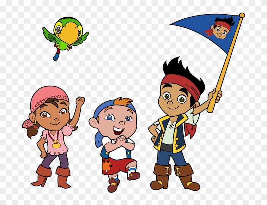 Kitten Jake, Cubby, Izzy, - Pirate Friends Clipart - Png Download