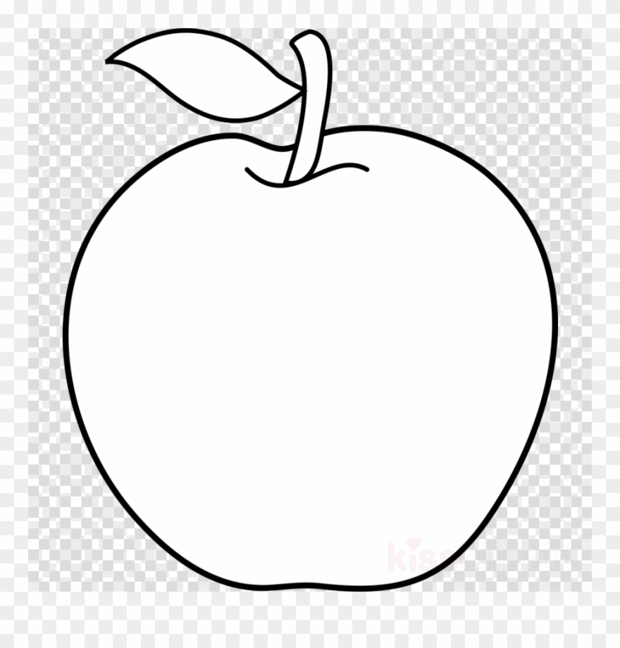 Apple Fruit Black And White Clipart Apple Black And - Bmw Logo - Png Download
