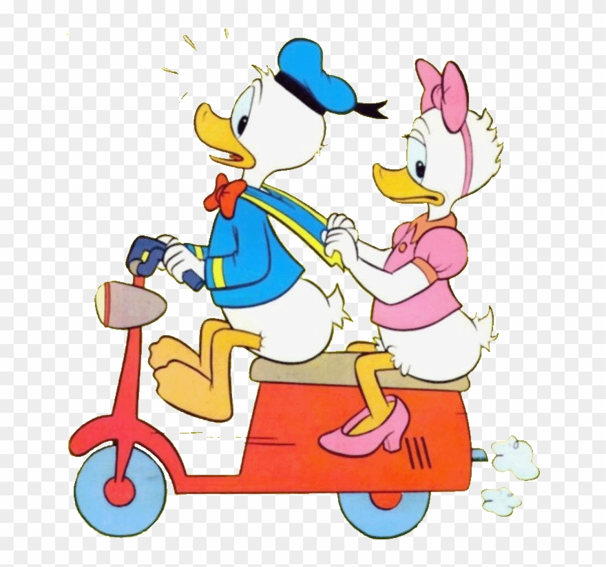 Free Download Donald Duck And Daisy Clipart Daisy Duck - Donald Duck Love Quotes - Png Download
