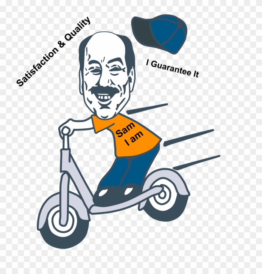 San Diego Scooter Sam Clipart