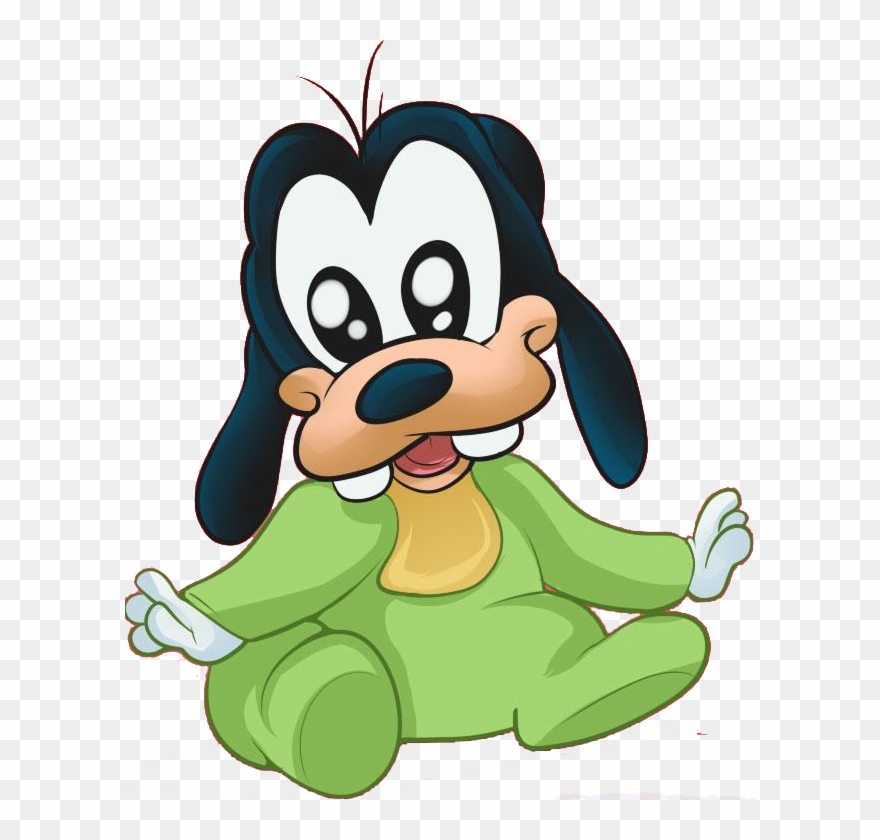 Goofy Baby Mickey Mouse Minnie Mouse Drawing - Baby Disney Princess Characters Cartoon Clipart