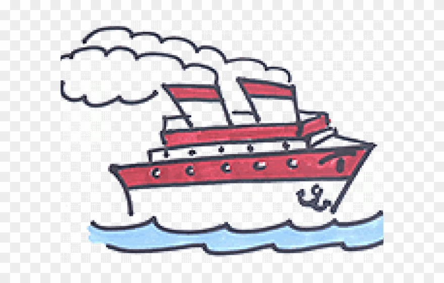 Cruise Ship Cartoon Gif Clipart