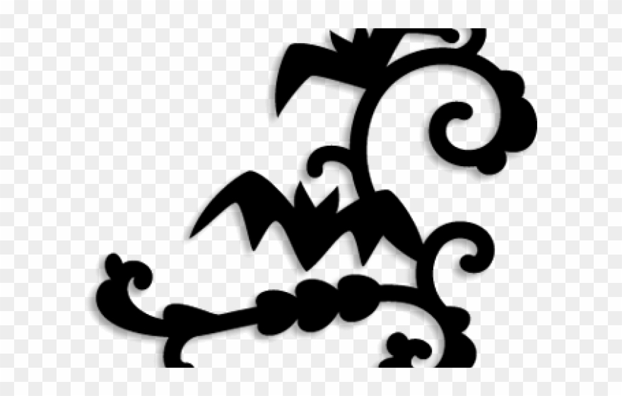 Gothic Clipart Bat Halloween - Scalable Vector Graphics - Png Download