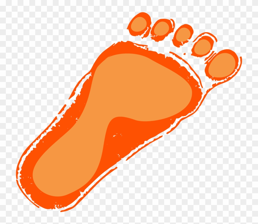 Footprint Clipart Sasquatch - Bigfoot - Png Download