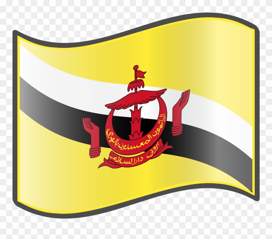 Brunei - Brunei Flag Clipart
