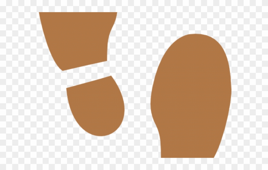 Footprint Clipart Brown - Png Download