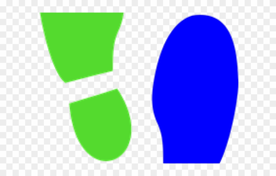 Path Clipart Shoe Footprint - Png Download