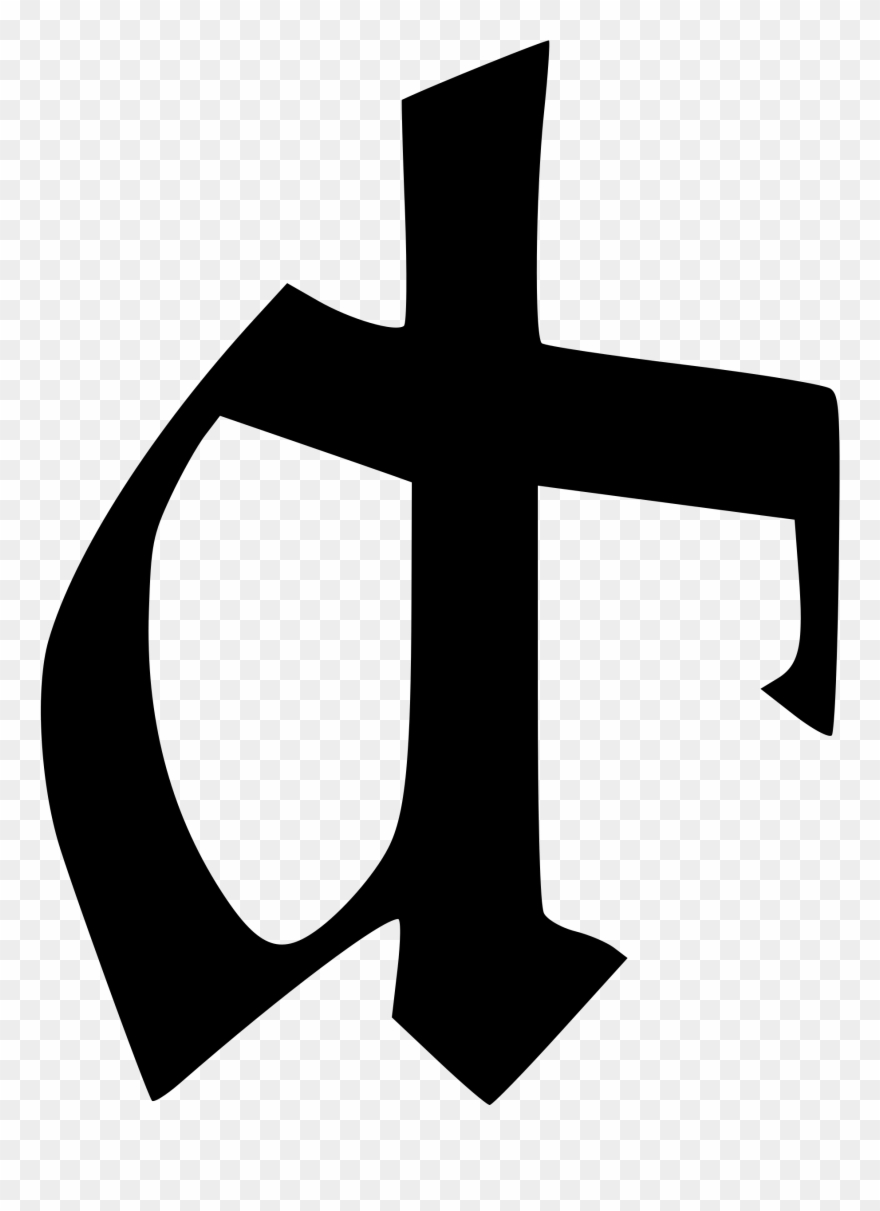 Big Image - Gothic Glyph 9 Clipart