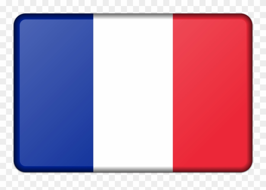 Bevelledfrance France Flag Clip Art - Clip Art France Flag - Png Download