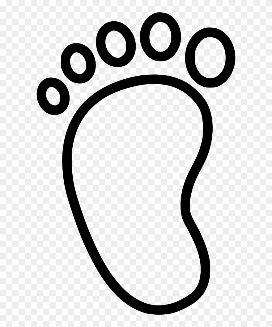 Vector Library Stock Drawing At Getdrawings Com - Clip Art Baby Feet Drawing - Png Download