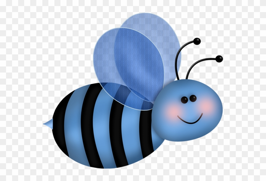 Ϧees ‿✿⁀ Insect Clipart, Bee Clipart, Flying Insects, - Blue Bee Clipart - Png Download