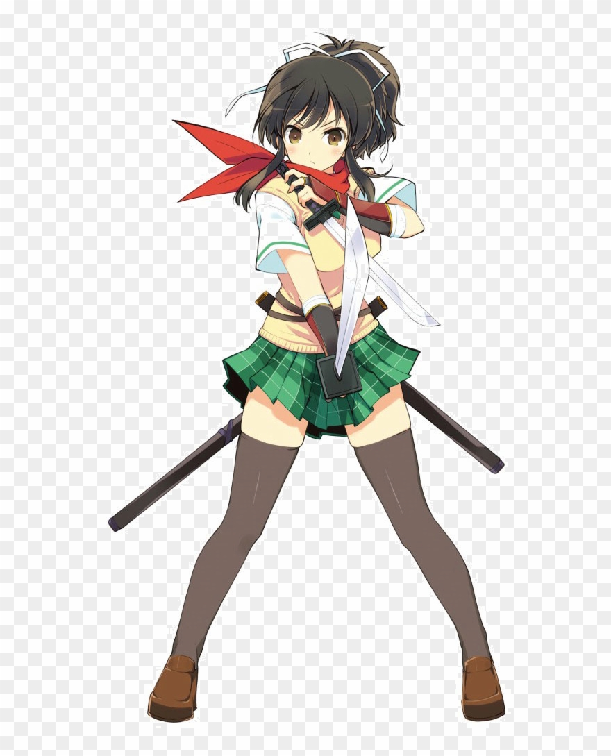 Clip Art Royalty Free Download Image Burst Profile - Senran Kagura Characters - Png Download