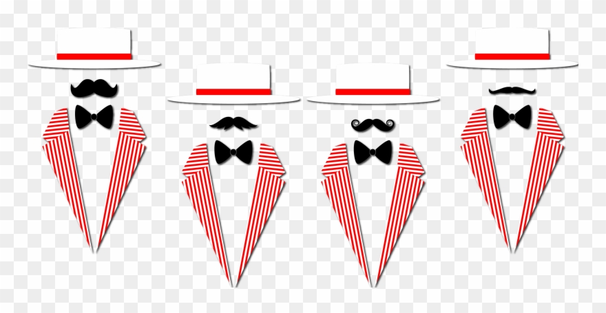Men's Chorus Cliparts - Barbershop Quartet Clip Art - Png Download