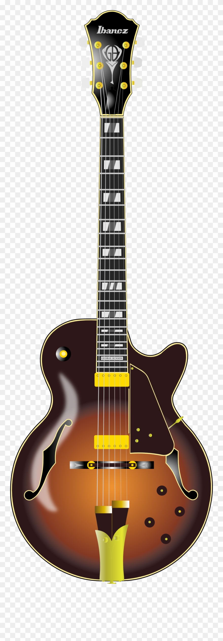 Net Clip Art Ibanez Gb 10 Brut Guitar Scallywag - Ibanez Jsm10-vys John Scofield - Png Download