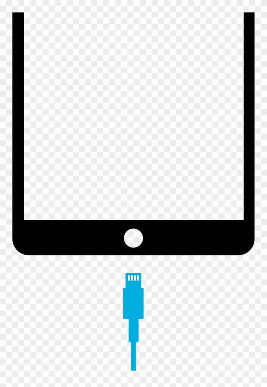 Charger Ipad Clipart, Explore Pictures - Clip Art Ipad Charger - Png Download