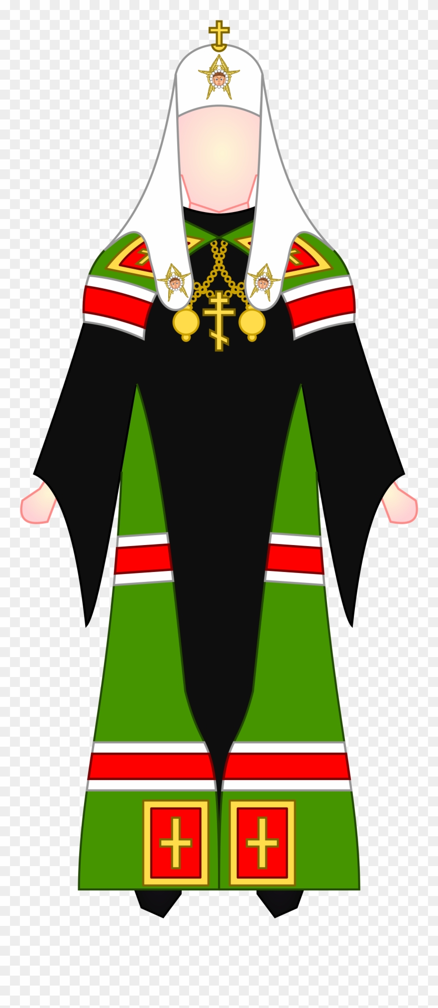 Slavic Orthodox Patriarch - Slavic Orthodox Clipart