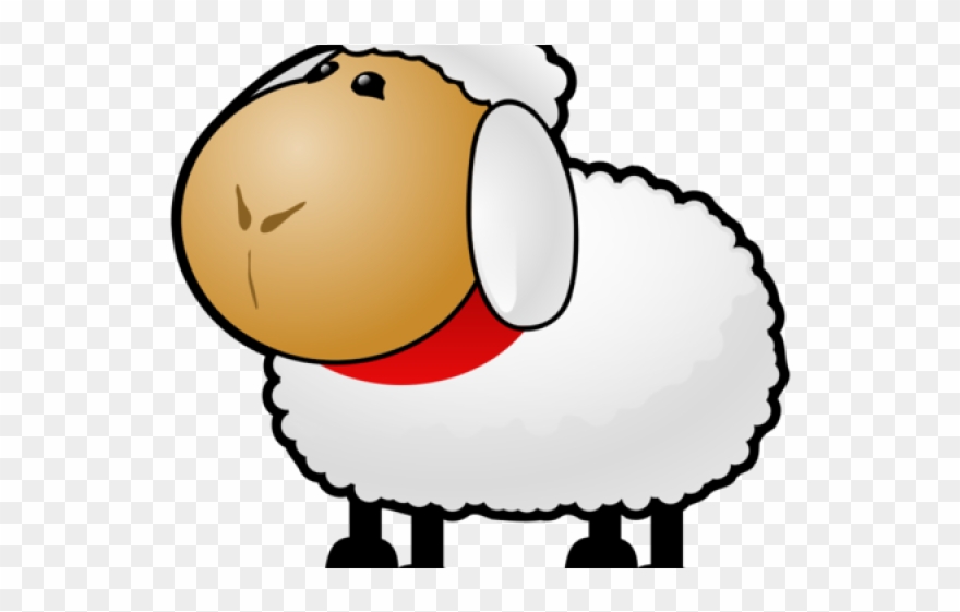 Footprint Clipart Sheep - Sheep Clip Art - Png Download