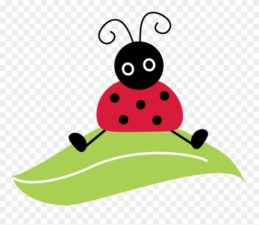 Joaninha - Minus - Ladybug Pink And Green Clipart