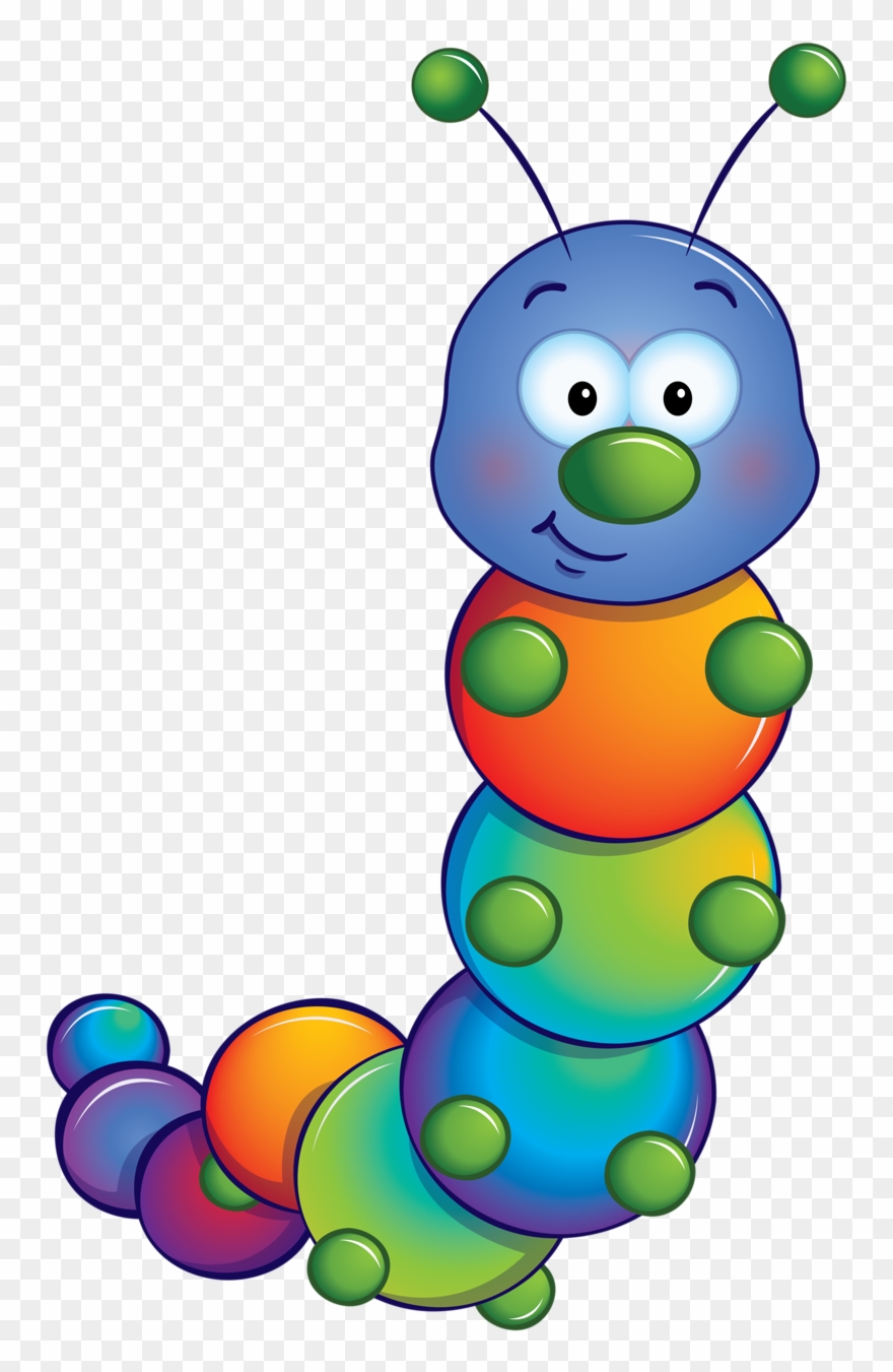 Ϧugs ‿✿⁀ - Clipart Cute Caterpillar - Png Download