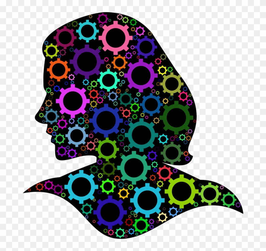 Gear Head Computer Icons Thought Neck - Colorful Gears Turning In Head Clipart