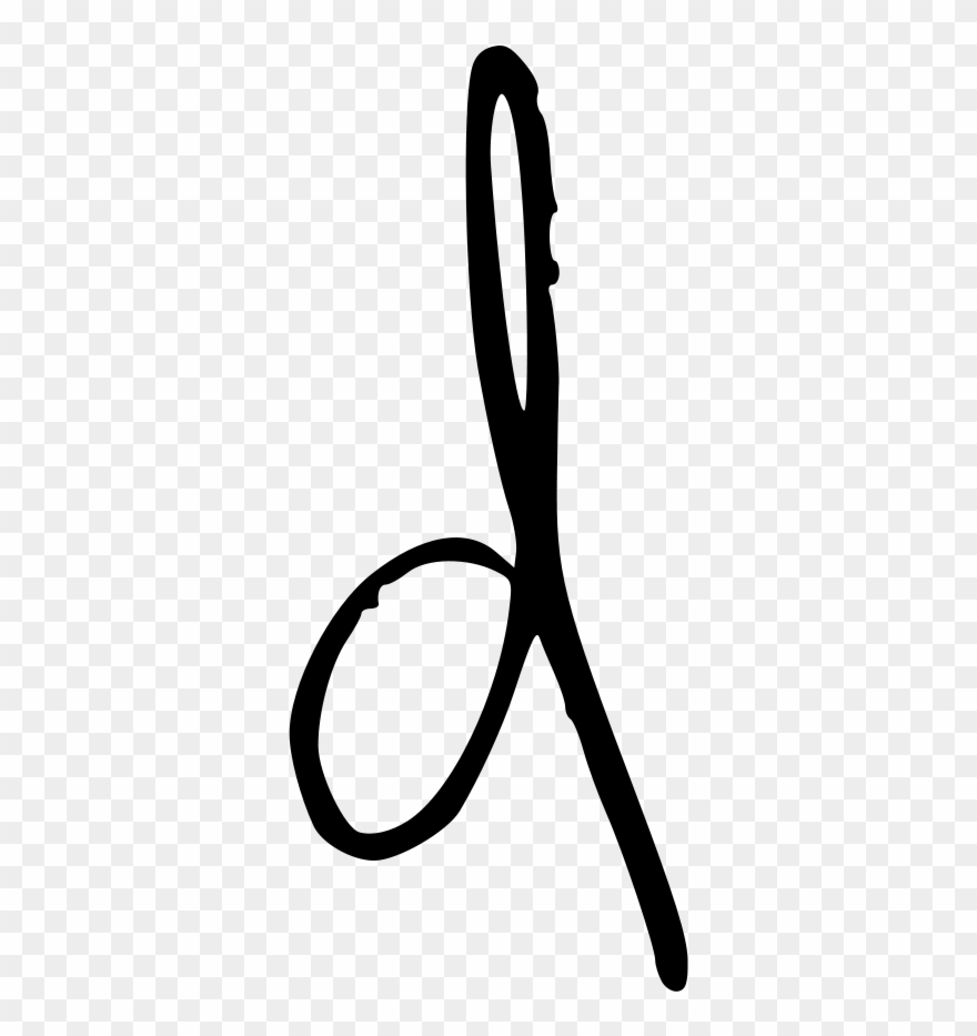 Letter D Clipart, Vector Clip Art Online, Royalty Free - Small Letter D Design - Png Download