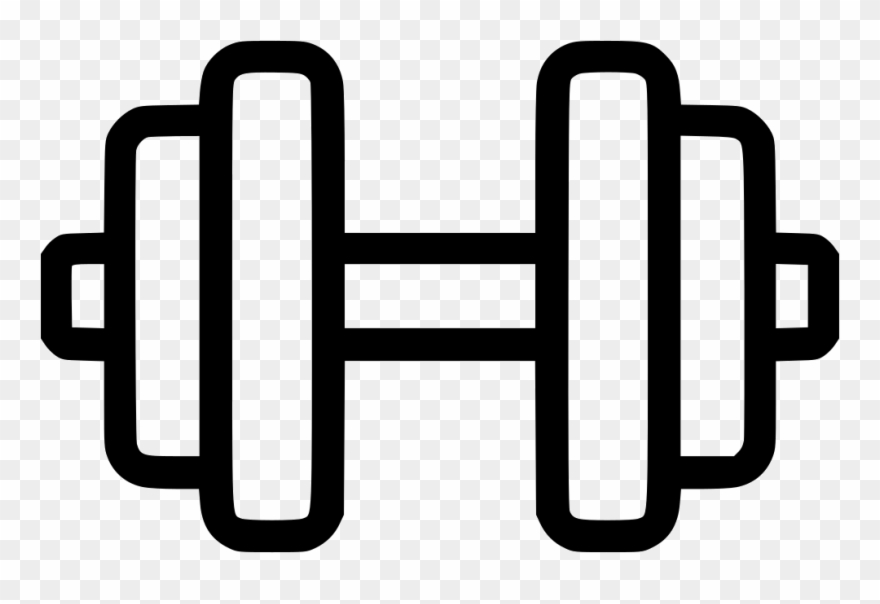 Royalty Free Stock Dumbbell Png Icon Free - Personal Training Icons Clipart
