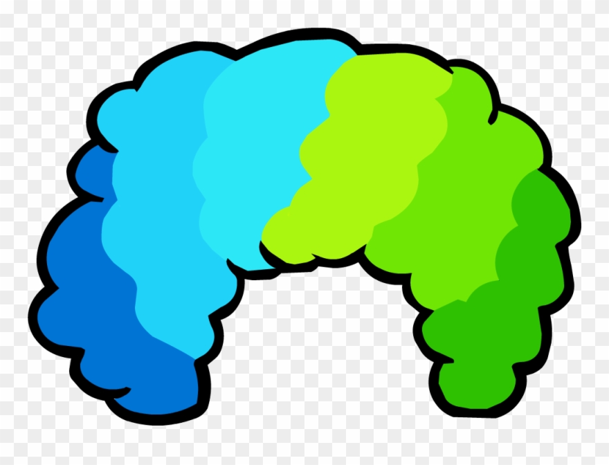 Clipart Freeuse Clown Wig Clipart - Clown Hair Png Transparent Png
