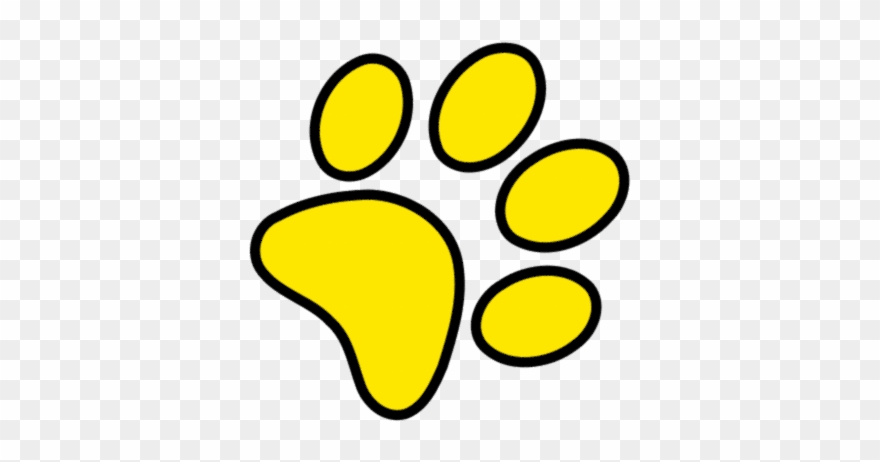 Paws Clipart Pring Svg Black And White Download - Circle - Png Download