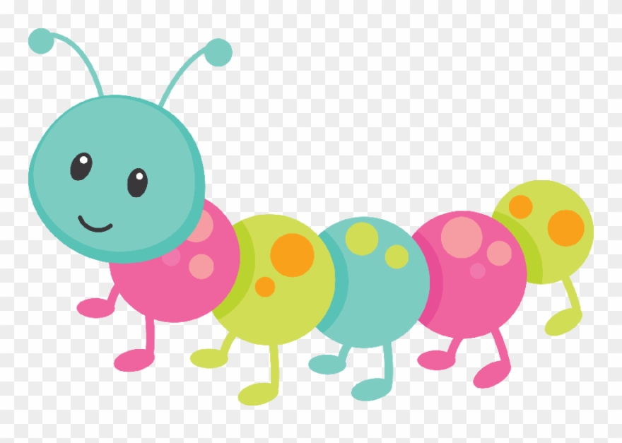 Cute Clipart, Caterpillar, Flower Art, Quilts, Nursery - Desenho Bichinhos De Jardim - Png Download