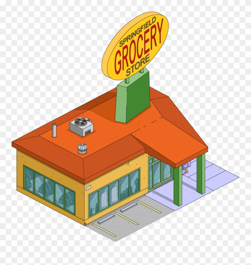 Springfield Grocery Store - Store Clipart Transparent - Png Download