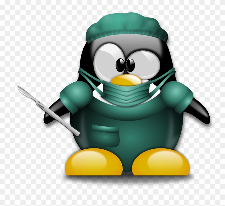 Clipart - Surgeon Penguin - Png Download
