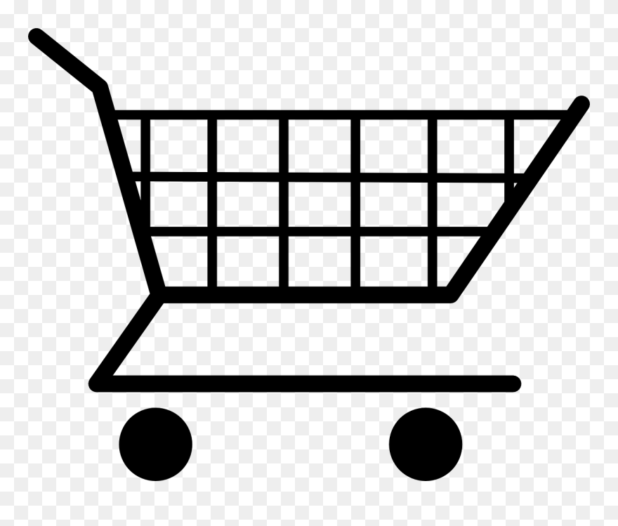 Svg Cart Shopping Supermarket - Shopping Cart Clipart