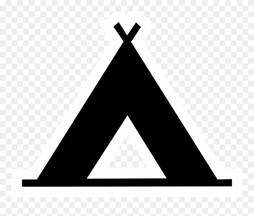 Vector Camping / Camping Free Vectors Download - Silhouette Tent Clip Art - Png Download