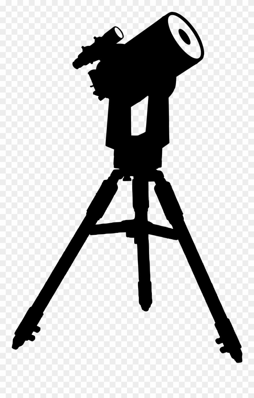 Telescope Silhouette Png Clipart