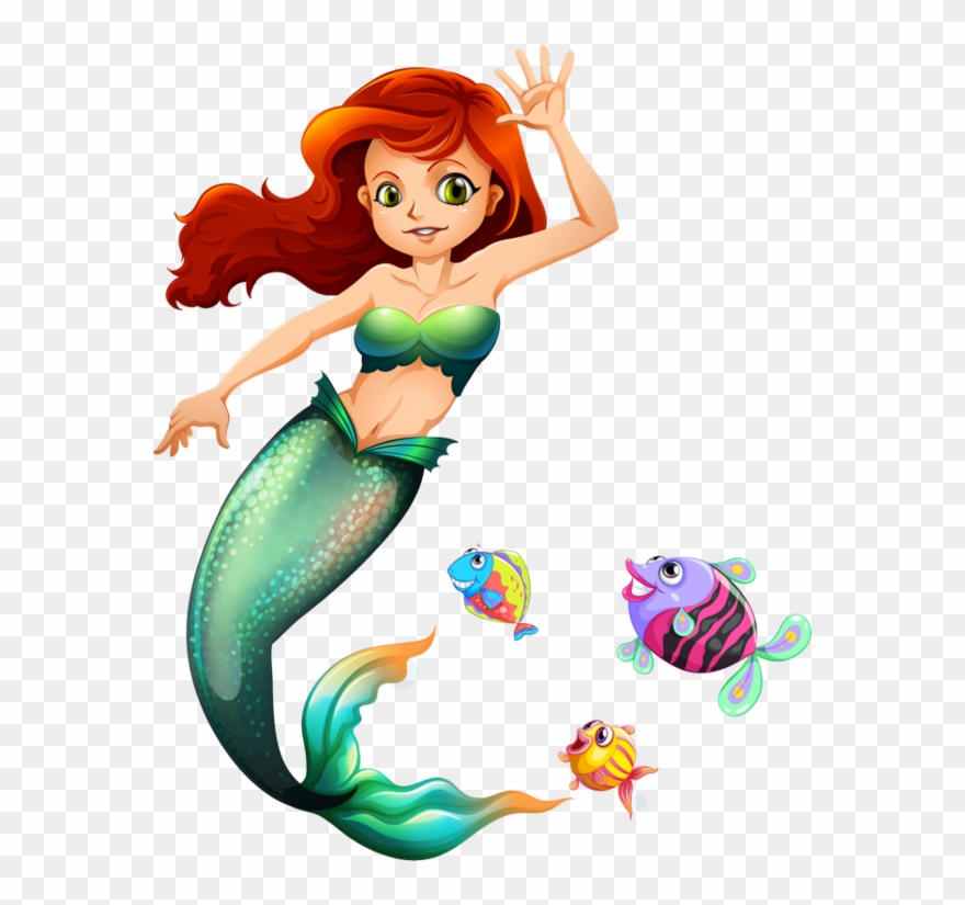 Sirena Clip Art - Dancing Mermaid - Png Download