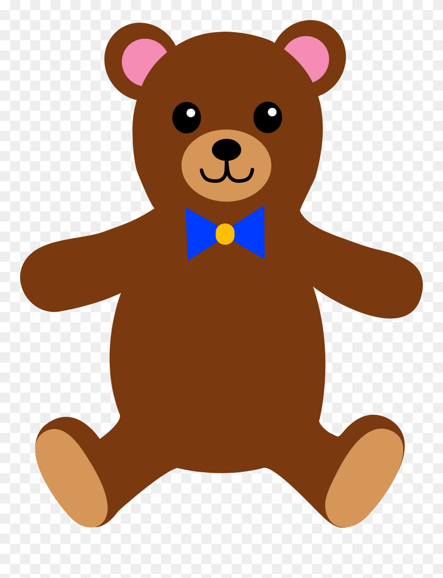 Teddy Bear Free Clip Art 2 Gclipart - Brown Teddy Bear Clipart - Png Download