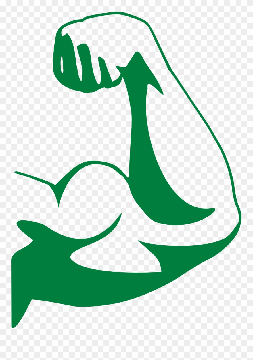 Strong Arm Clip Art At Clker Com Vector Clip Art Online - Muscular Arm Clip Art - Png Download
